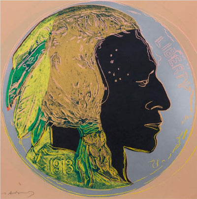Andy Warhol Indian Head Nickel Trial Proof (Feldman II.385) 1986