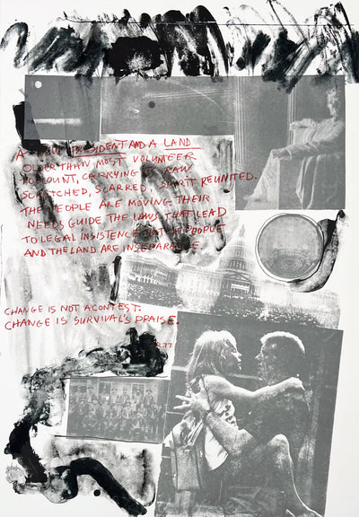 Robert Rauschenberg 1977 Presidential Inauguration from Inaugural Impressions 1977