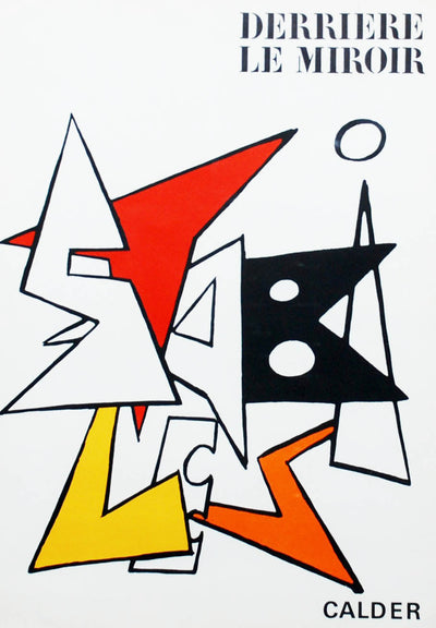 Alexander Calder Cover Derriere le Miroir #141 (Stabiles) 1963
