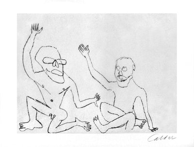 Alexander Calder Men Nude 1974