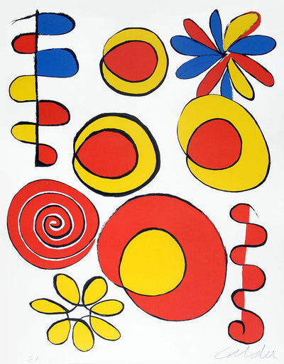 Alexander Calder Os et Noeud 1968