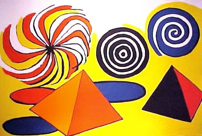 Alexander Calder Spider's Web Pyramid 1974
