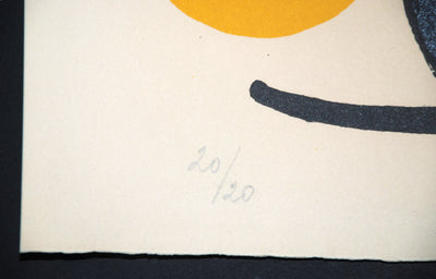 Alexander Calder Spiral, Loops and Birds 1970