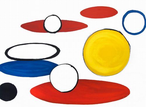 Alexander Calder White Cicles And Elipses 1976