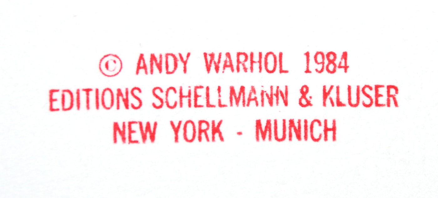 Andy Warhol Details of Renaissance Paintings (Leonardo da Vinci, The Annunciation, 1472) 1984