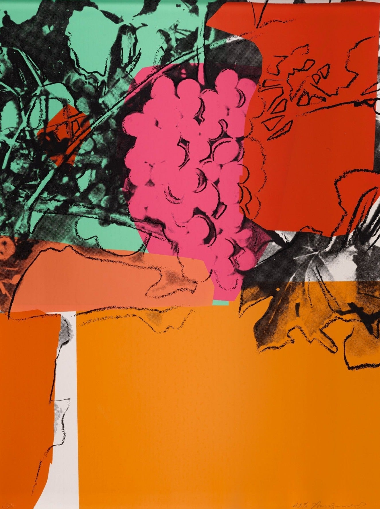 Andy Warhol Grapes (Feldman II.190) 1979