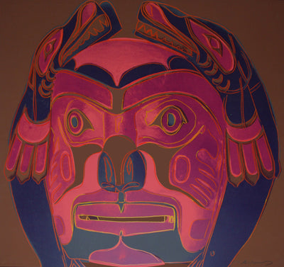 Andy Warhol Northwest Coast Mask (trial proof) (Feldman IIB.380) 1986