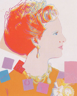 Andy Warhol Queen Margrethe II of Denmark (Feldman II.344) 1985