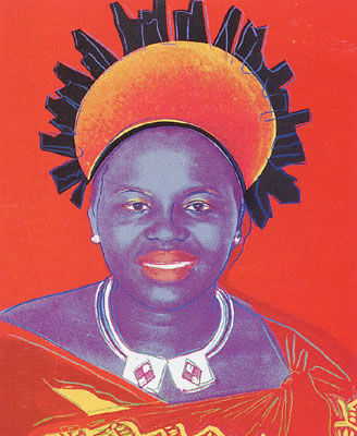 Andy Warhol Queen Ntombi Twala of Swaziland (Feldman II.348) 1985