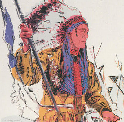 Andy Warhol War Bonnet Indian (II.373) 1986