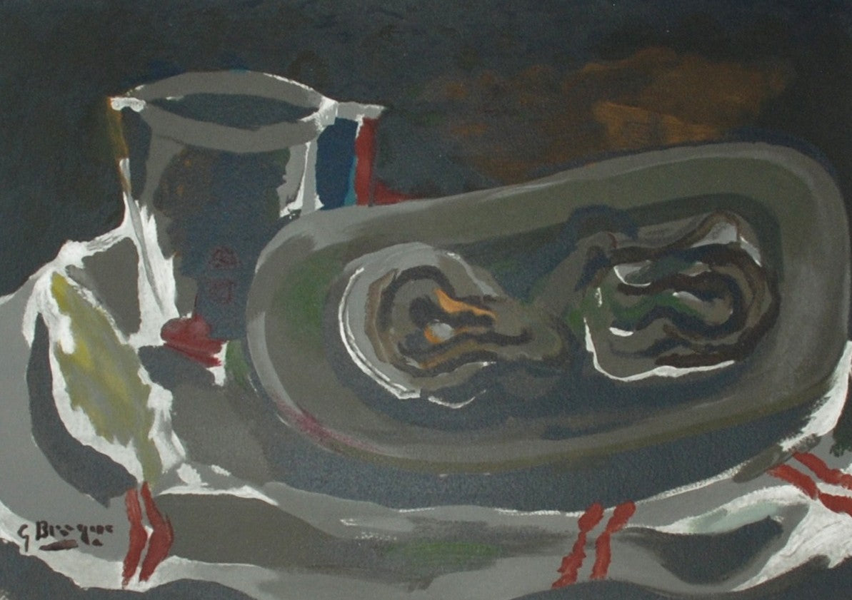 Georges Braque Nature Morte Aux Huitres (after) 1949