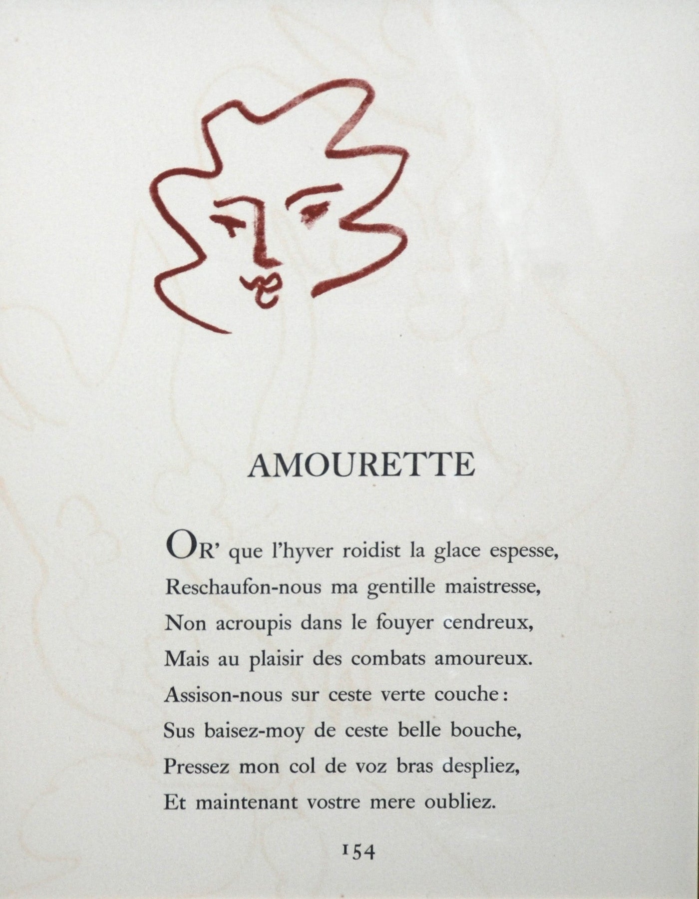 Henri Matisse Florilege des Amours, Plate LIX (Duthuit 25) 1948