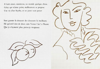 Henri Matisse Florilege des Amours, Plate LV (Duthuit 25) 1948