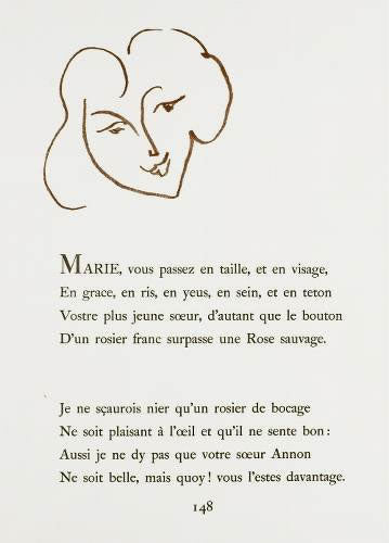 Henri Matisse Florilege des Amours, Plate LVI (Duthuit 25) 1948