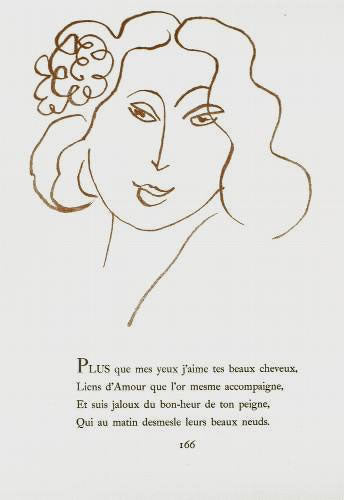 Henri Matisse Florilege des Amours, Plate LXIII (Duthuit 25) 1948