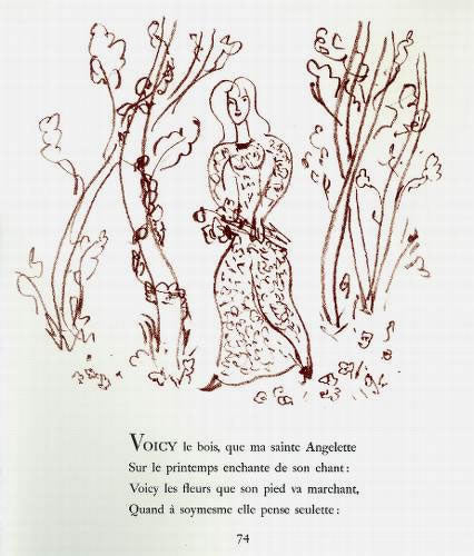 Henri Matisse Florilege des Amours, Plate XXVII (Duthuit 25) 1948