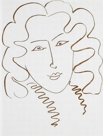 Henri Matisse Florilege des Amours, Plate XXXVI (Duthuit 25) 1948