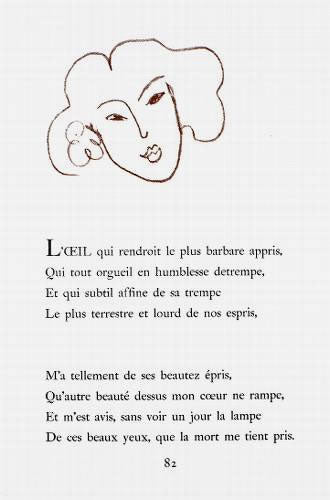Henri Matisse Florilege des Amours, Plate XXX (Duthuit 25) 1948