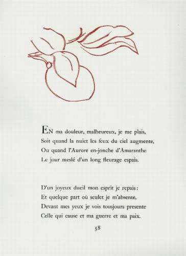 Henri Matisse Florilege des Amours, Plate XX (Duthuit 25) 1948
