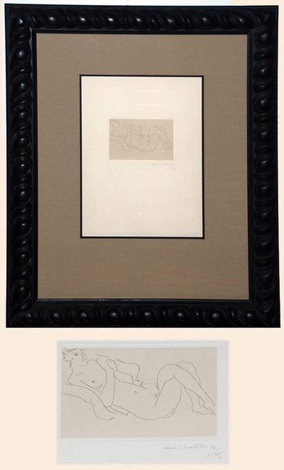 Henri Matisse Nu allonge, jambes repliees (Duthuit 115) 1929
