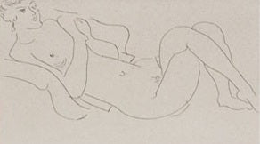 Henri Matisse Nu allonge, jambes repliees (Duthuit 115) 1929