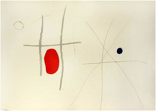 Joan Miro Cantic del Sol, Plate 31 (Dupin 865) 1975