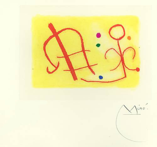 Joan Miro Fusees 9 (Dupin 252) 1959