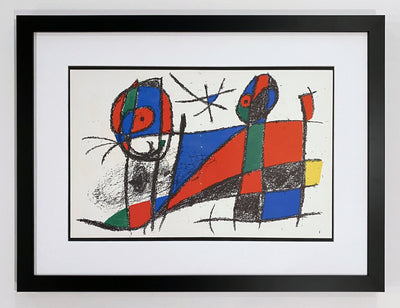 Joan Miro Miro Lithographe II, Plate VI (Mourlot 1042) 1975