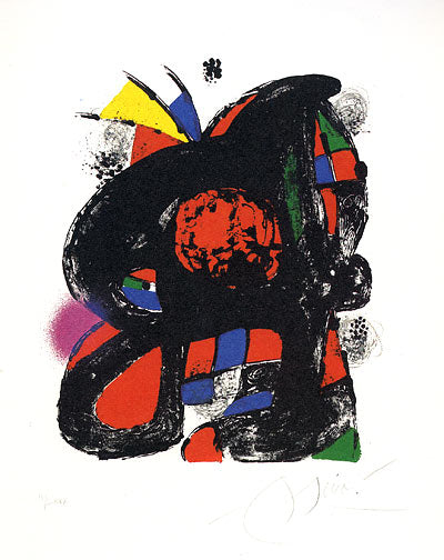 Joan Miro Miro Lithographe IV, Plate VIII (Mourlot 1262) 1981
