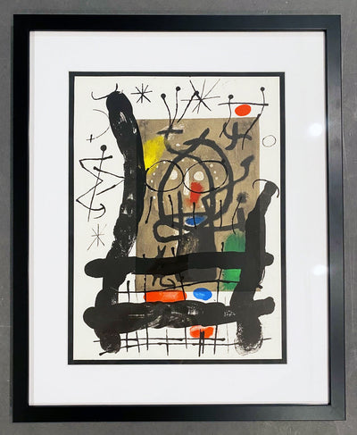 Joan Miro Miro: Peintures sur Cartons (Mourlot 377, Publisher: Maeght) 1965