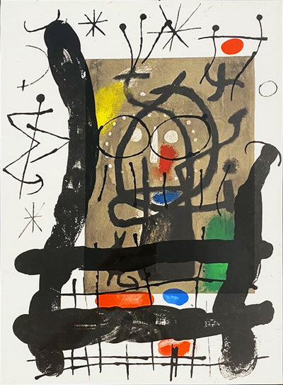 Joan Miro Miro: Peintures sur Cartons (Mourlot 377, Publisher: Maeght) 1965