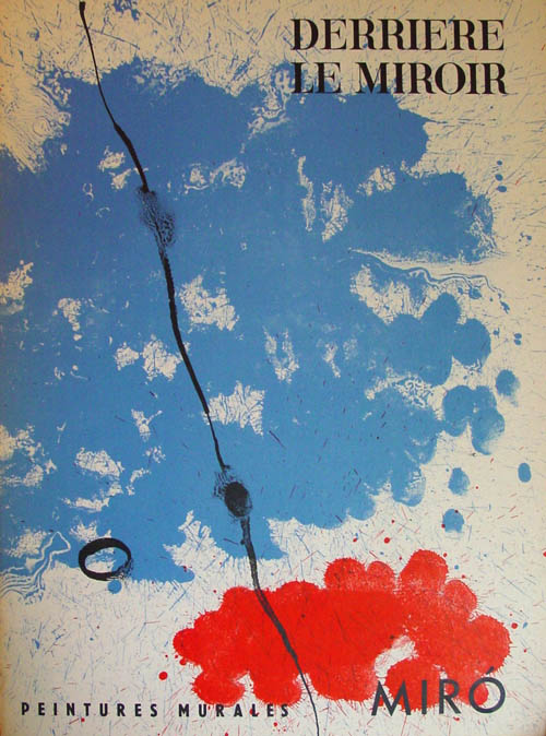 Joan Miro Peintures Murales de Joan Miro, Cover (Mourlot 297) 1961