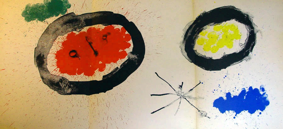 Joan Miro Peintures Murales de Joan Miro, Plate 5 (Mourlot 303) 1961