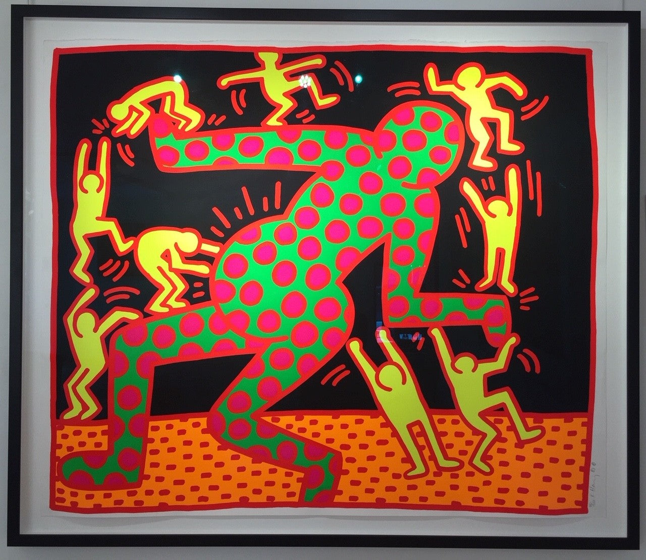 Keith Haring Fertility Plate 3 1983