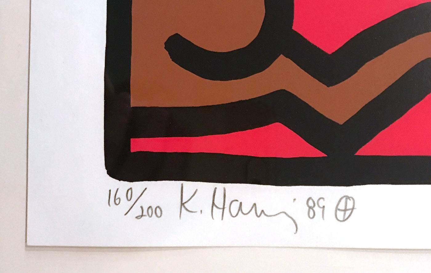 Keith Haring Pop Shop IV Plate 1 (Littmann p. 146-47) 1989