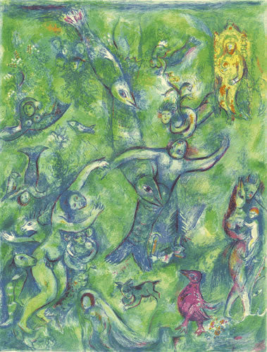 Marc Chagall Abdullah discovered before him..., from Arabian Nights (Cramer 18) 1948
