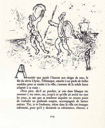 Marc Chagall Arrivee Ce que je sais (Cramer 96) 1975
