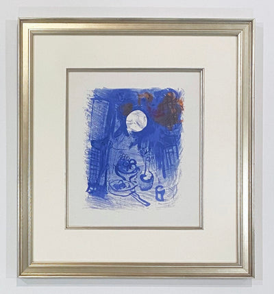 Marc Chagall Blue Still Life (Cramer 33) 1957