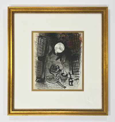 Marc Chagall Brown Still Life (Cramer 34) 1957