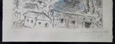 Marc Chagall Celui Qui Dit les Choses Sans Rien Dire (Cramer No. 99) 1975