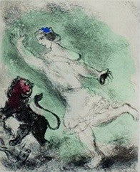 Marc Chagall David and the Lion (Cramer 30) 1958