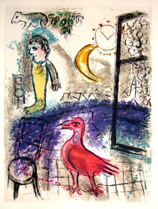 Marc Chagall De Mauvais Sujets IX (Cramer 35) 1958