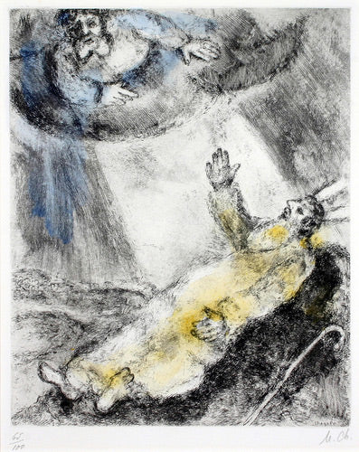 Marc Chagall Death of Moses (Cramer 30) 1958