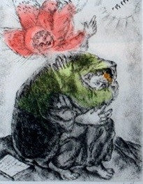 Marc Chagall Isaiah's Prayer (Cramer 30) 1958