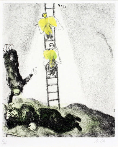 Marc Chagall Jacob's Ladder (Cramer 30) 1958