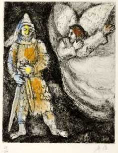 Marc Chagall Joshua Armed by God (Cramer 30) 1958