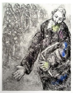 Marc Chagall Joshua Reads the Words of the Law (Cramer 30) 1958