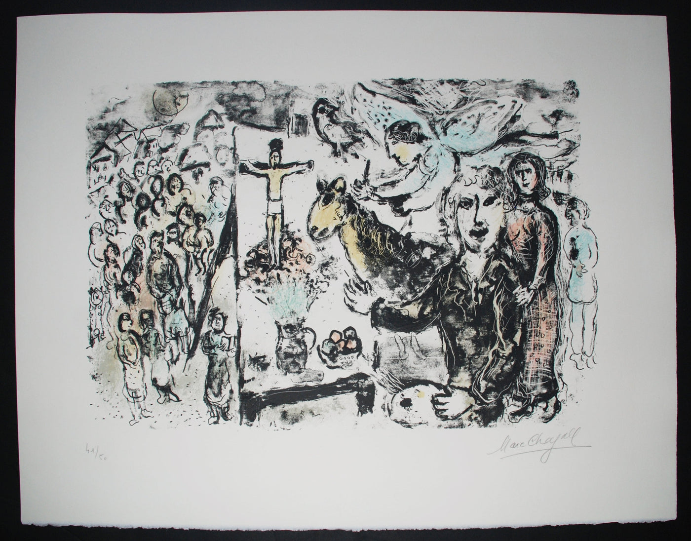 Marc Chagall L'Artiste et Themes Bibliques (Mourlot 722) 1974