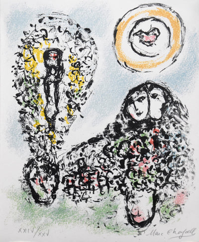 Marc Chagall La Mise en Mots (Mourlot 584.A) 1969