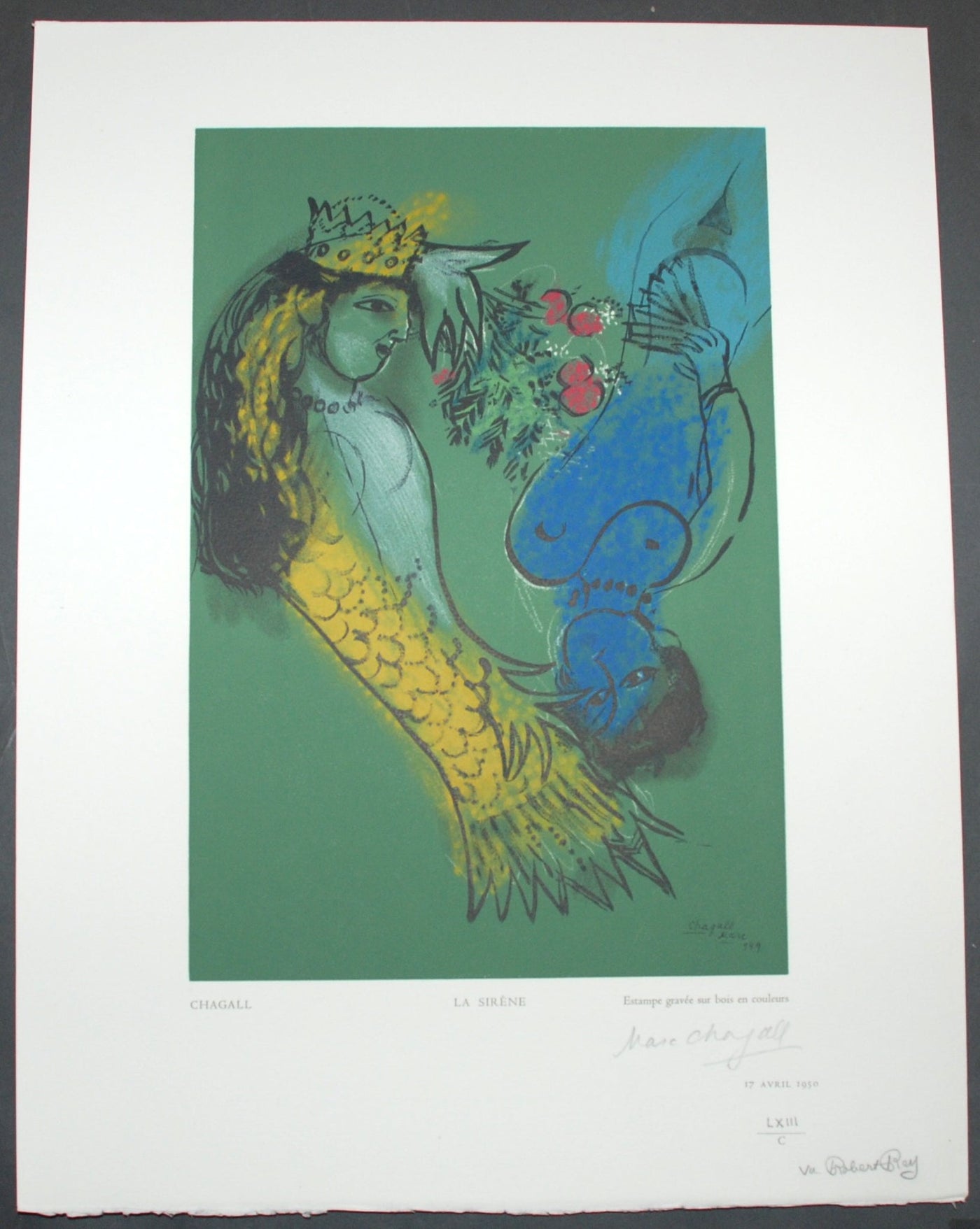 Marc Chagall La Sirene (after) 1950